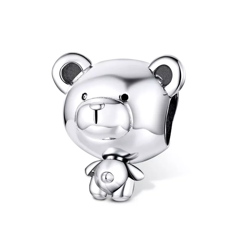 (imagen para) Charm de Plata con estilo de Pandora de Pooh - SCC1502