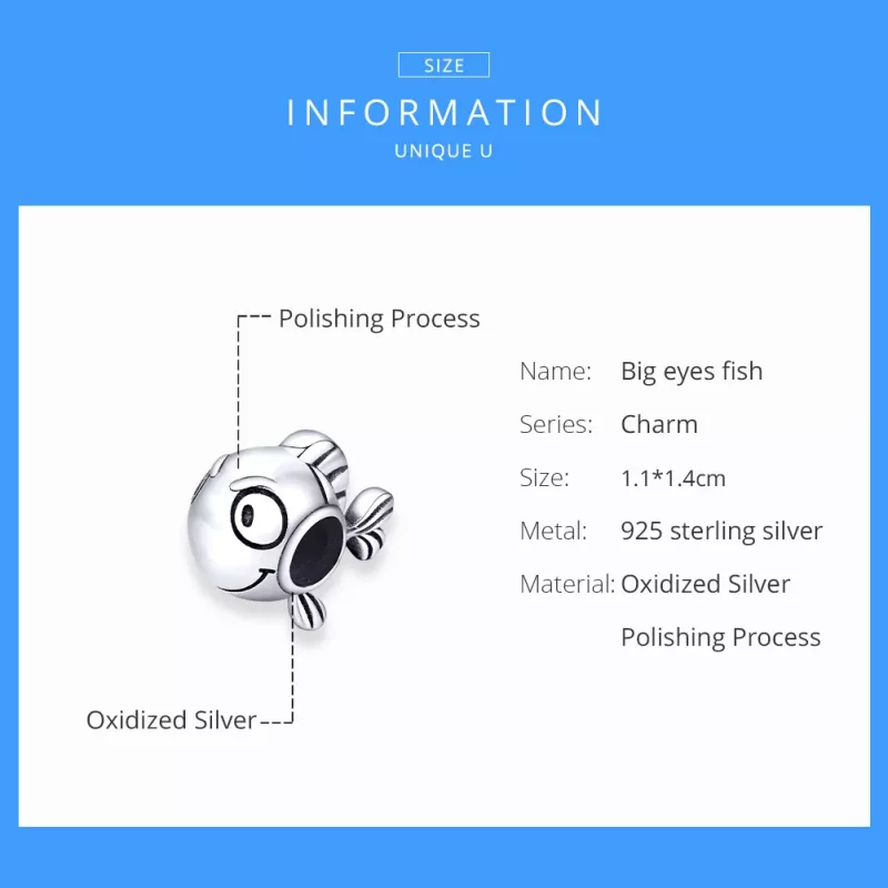 (imagen para) Charm de plata con estilo Pandora de Dory - SCC1477 - Ver 6