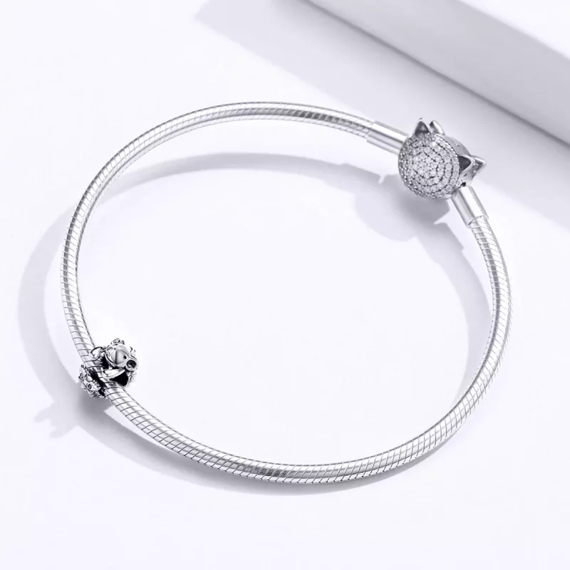 (imagen para) Charm de Plata con Estilo Pandora de Nino el Erizo - SCC1420 - Ver 3