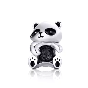 (imagen para) Charm de plata con estilo Pandora de Panda - SCC1175