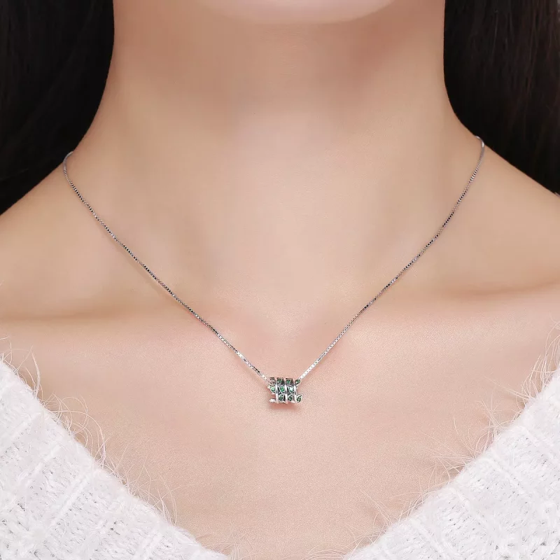(imagen para) Charm de plata con estilo Pandora que representa el inicio de la primavera - SCC - Ver 7
