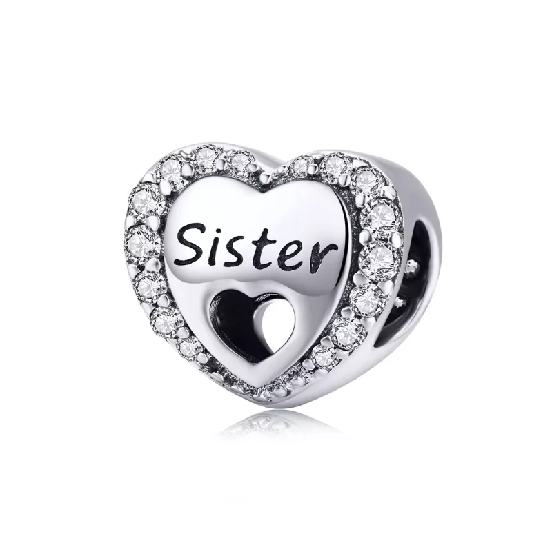 (imagen para) Charm de Plata estilo Pandora con diseño de Hermana - SCC1141