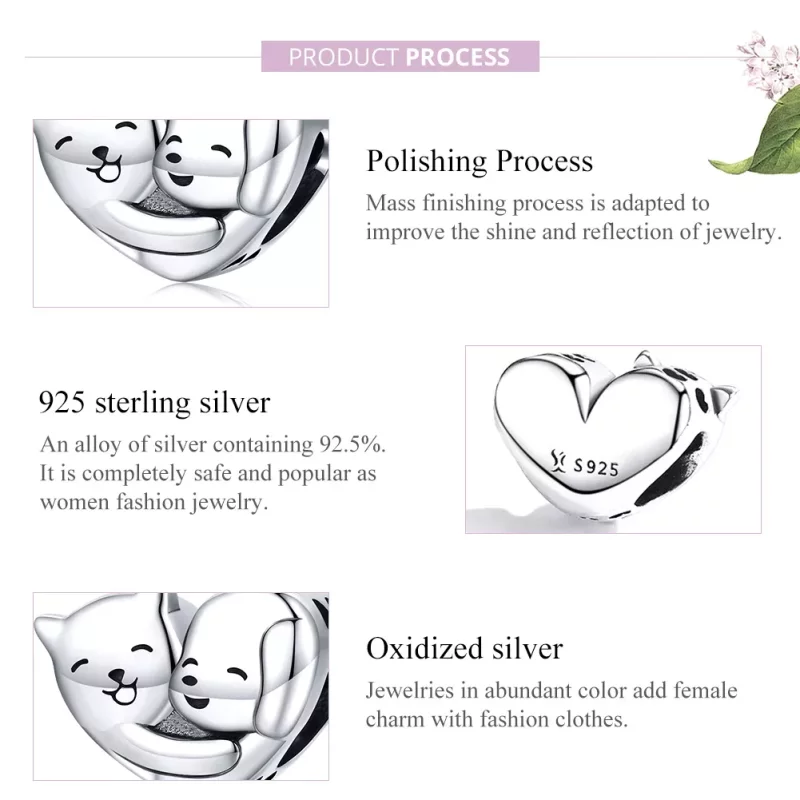 (imagen para) Charm de plata estilo Pandora con diseño de hermano - SCC1856 - Ver 6