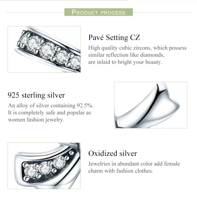 (imagen para) Charm de plata estilo Pandora con dulce lazo - SCC773 - Ver 7