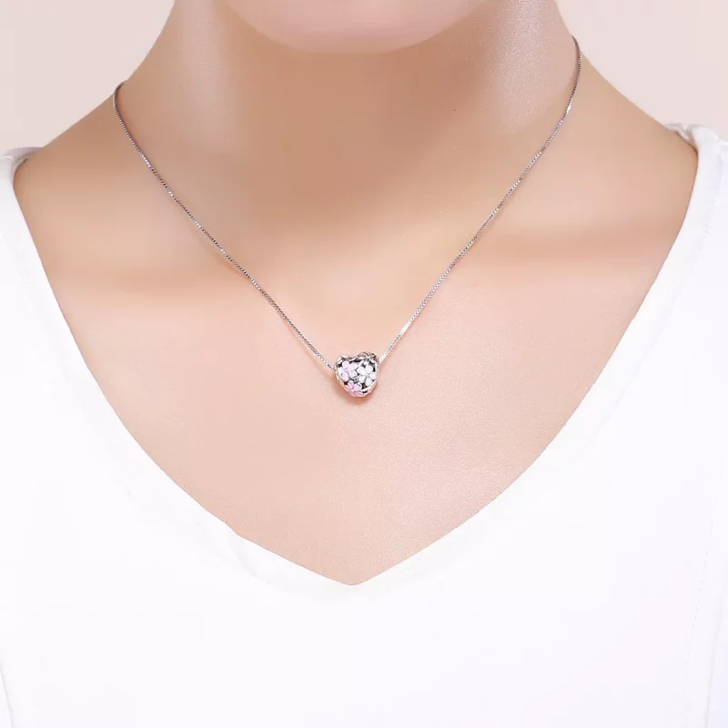(imagen para) Charm de Plata Estilo Pandora con Flor de Bendición - SCC761 - Ver 5
