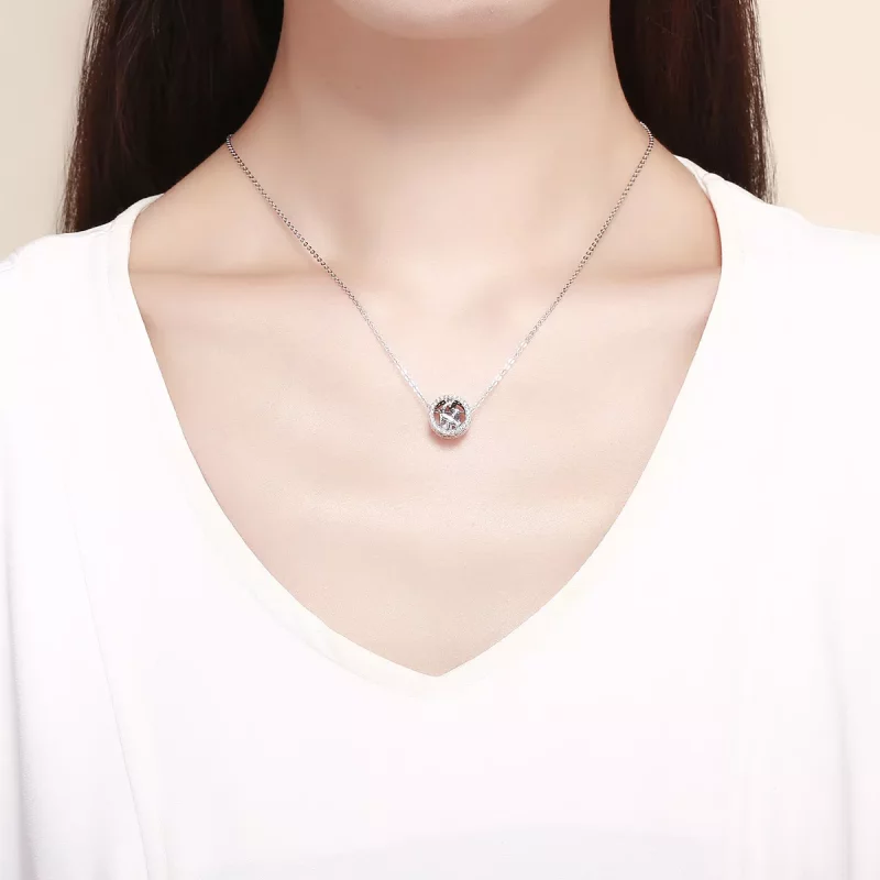 (imagen para) Charm de plata estilo Pandora con forma de jirafa - SCC997 - Ver 5