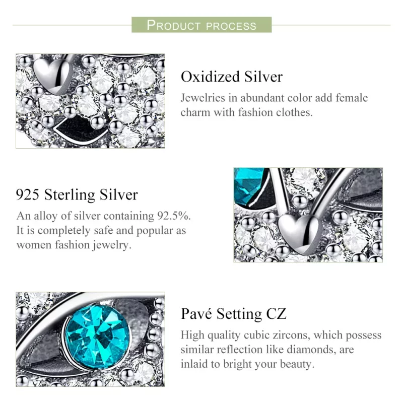 (imagen para) Charm de plata estilo Pandora con gatito feliz - SCC1131 - Ver 6