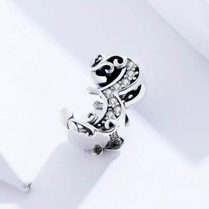 (imagen para) Charm de Plata Estilo Pandora con Número 3 - SCC1418-3 - Ver 2
