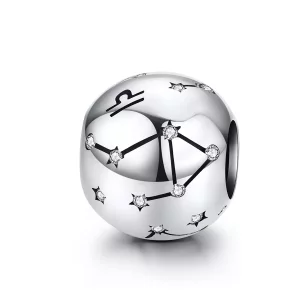 (imagen para) Charm de Plata Estilo Pandora con signo Libra - SCC1218-7