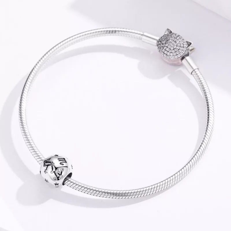 (imagen para) Charm de Plata Estilo Pandora para Escorpio - SCC1218-8 - Ver 3