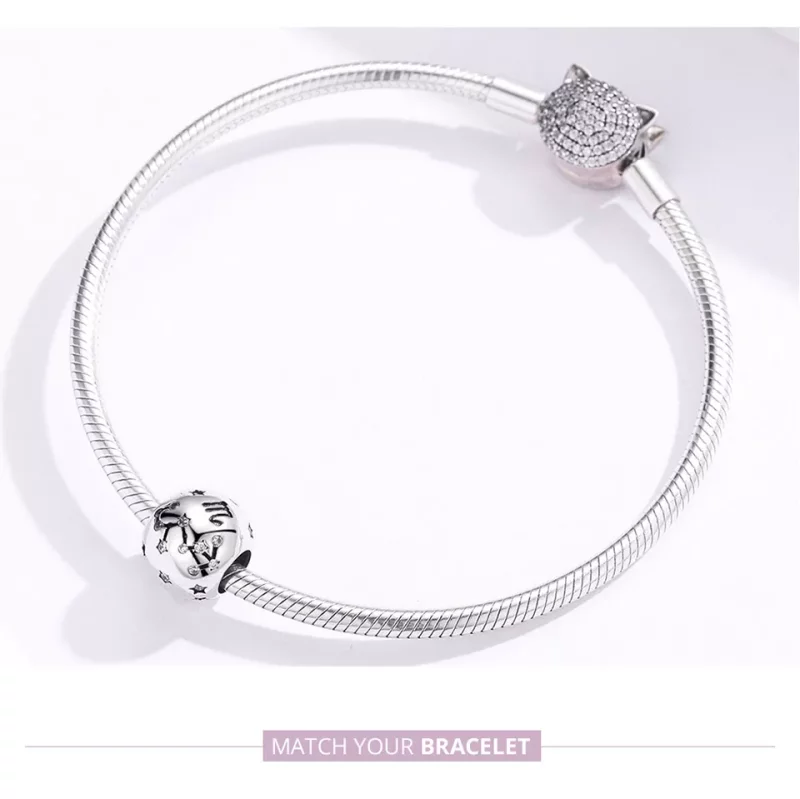 (imagen para) Charm de Plata Estilo Pandora para Escorpio - SCC1218-8 - Ver 5