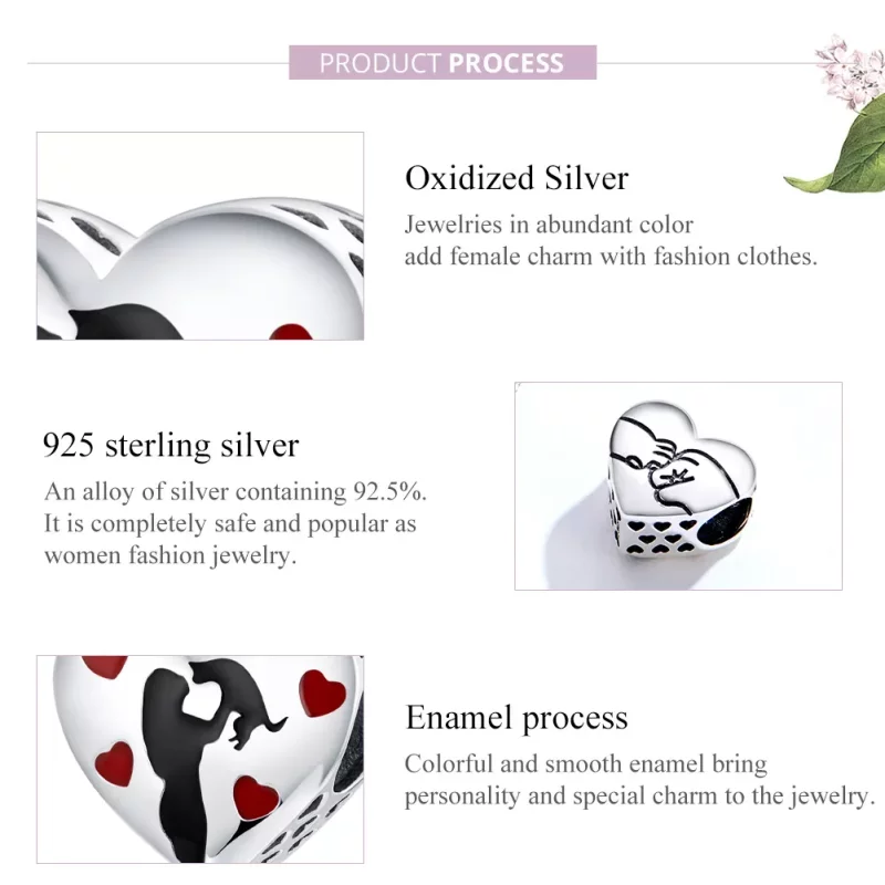 (imagen para) Charm de Plata Estilo Pandora para Mamá de Peludo - SCC1508 - Ver 8
