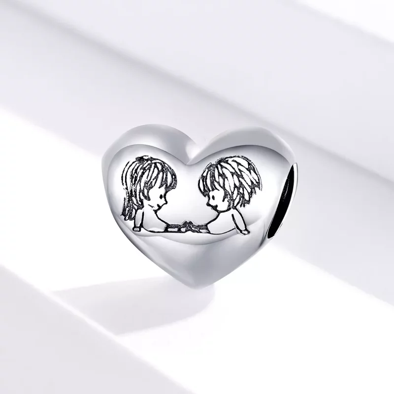 (imagen para) Charm de Plata Estilo Pandora para Niños - SCC1516 - Ver 2