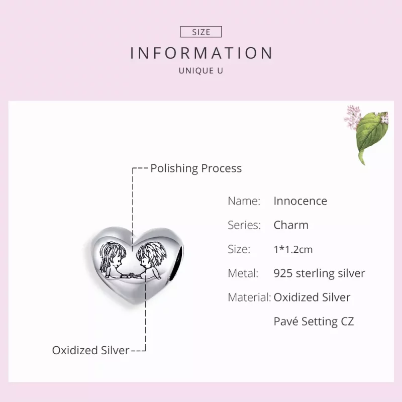 (imagen para) Charm de Plata Estilo Pandora para Niños - SCC1516 - Ver 7