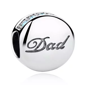 Charm de plata estilo Pandora para papá - SCC006 (imagen para) Charm de plata estilo Pandora para papá - SCC006
