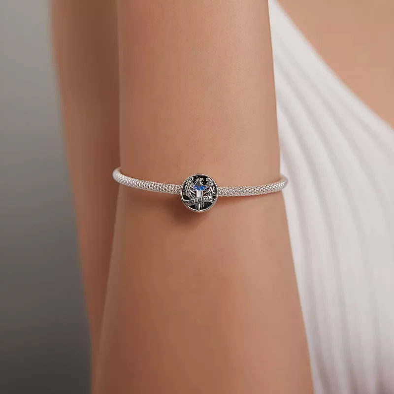 (imagen para) Charm de Plata Estilo Pandora para Veteranos - SCC1885 - Ver 5