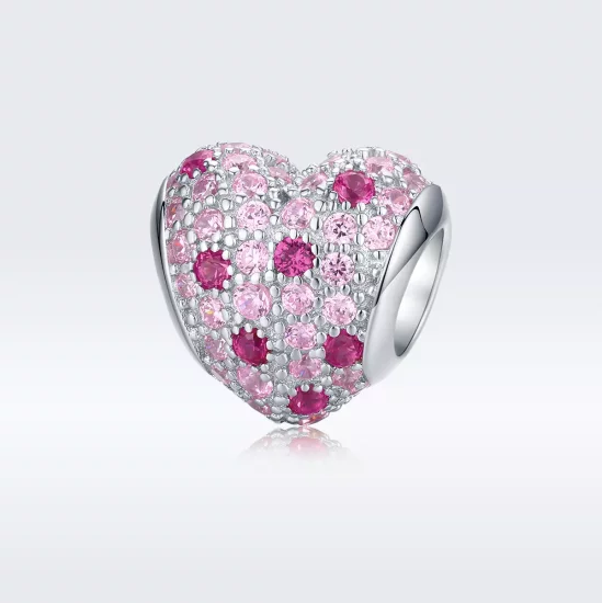 (imagen para) Charm de Plata Estilo Pandora Romance de Joven Niña - BSC118