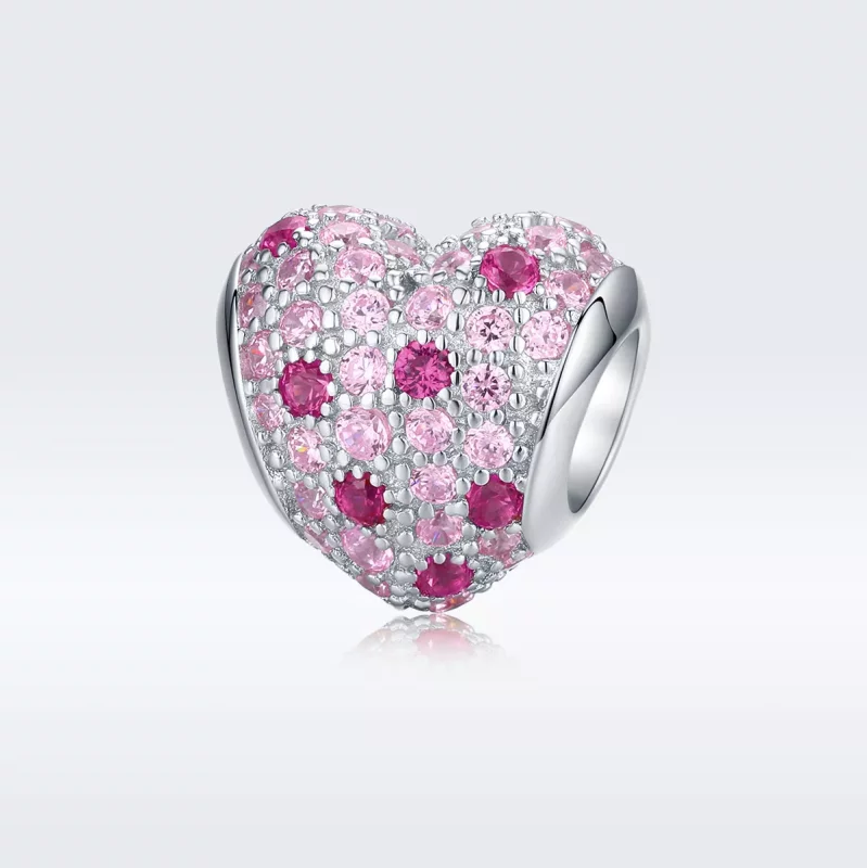 (imagen para) Charm de Plata Estilo Pandora Romance de Joven Niña - BSC118
