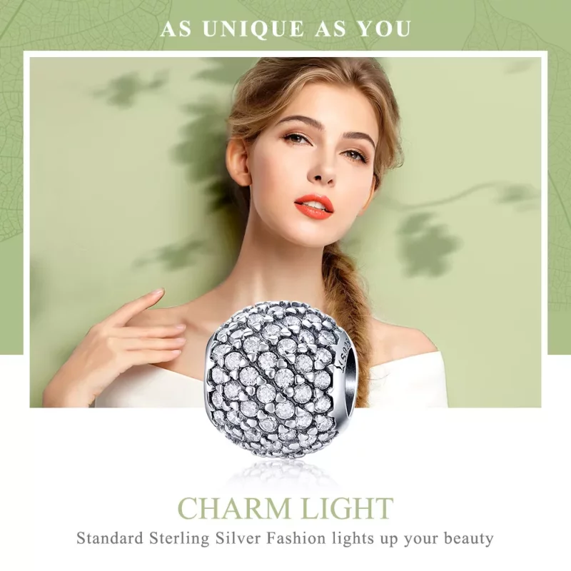 (imagen para) Charm de Plata Estilo Pandora - SCC733 - Ver 6