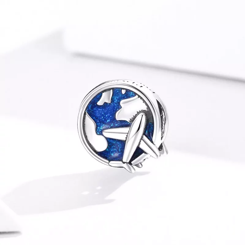(imagen para) Charm de Plata Pandora Style World Voyage - SCC1568 - Ver 2
