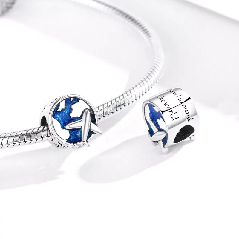 (imagen para) Charm de Plata Pandora Style World Voyage - SCC1568 - Ver 4