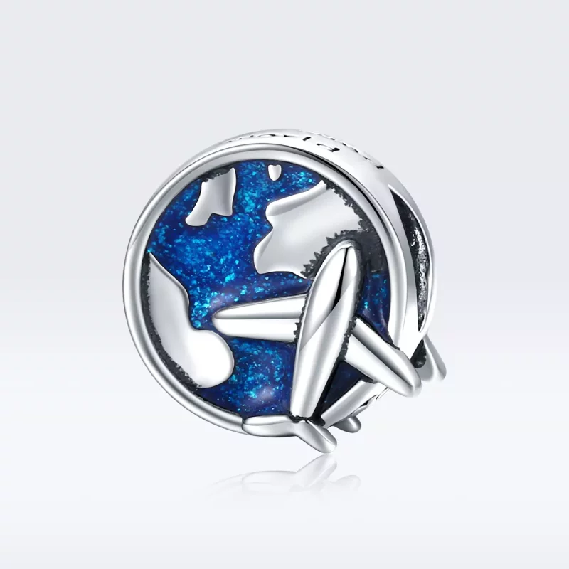 (imagen para) Charm de Plata Pandora Style World Voyage - SCC1568 - Ver 5