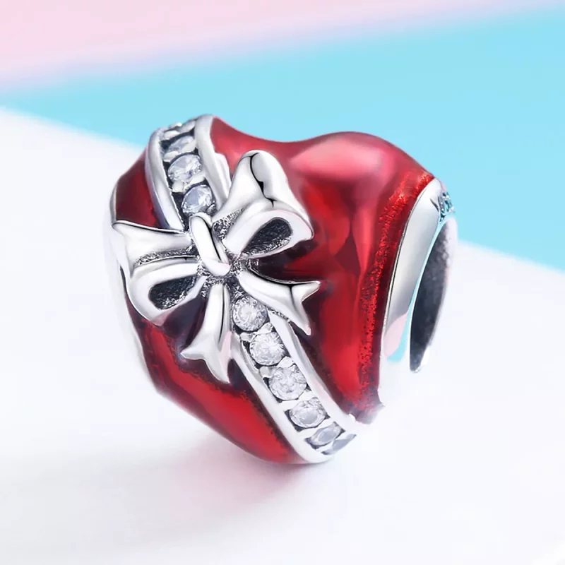 (imagen para) Charm de regalo de amor para el Día de San Valentín en estilo Pandora de plata - - Ver 2