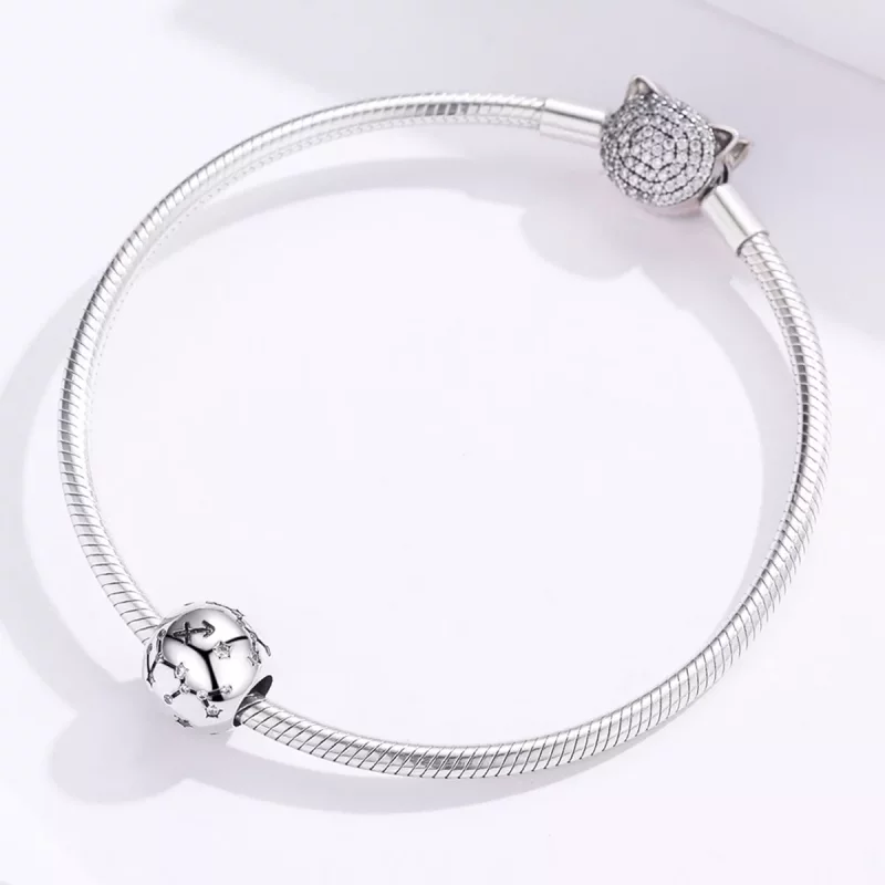(imagen para) Charm de Sagitario en plata estilo Pandora - SCC1218-9 - Ver 3
