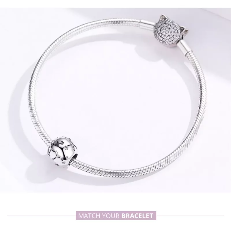 (imagen para) Charm de Sagitario en plata estilo Pandora - SCC1218-9 - Ver 5