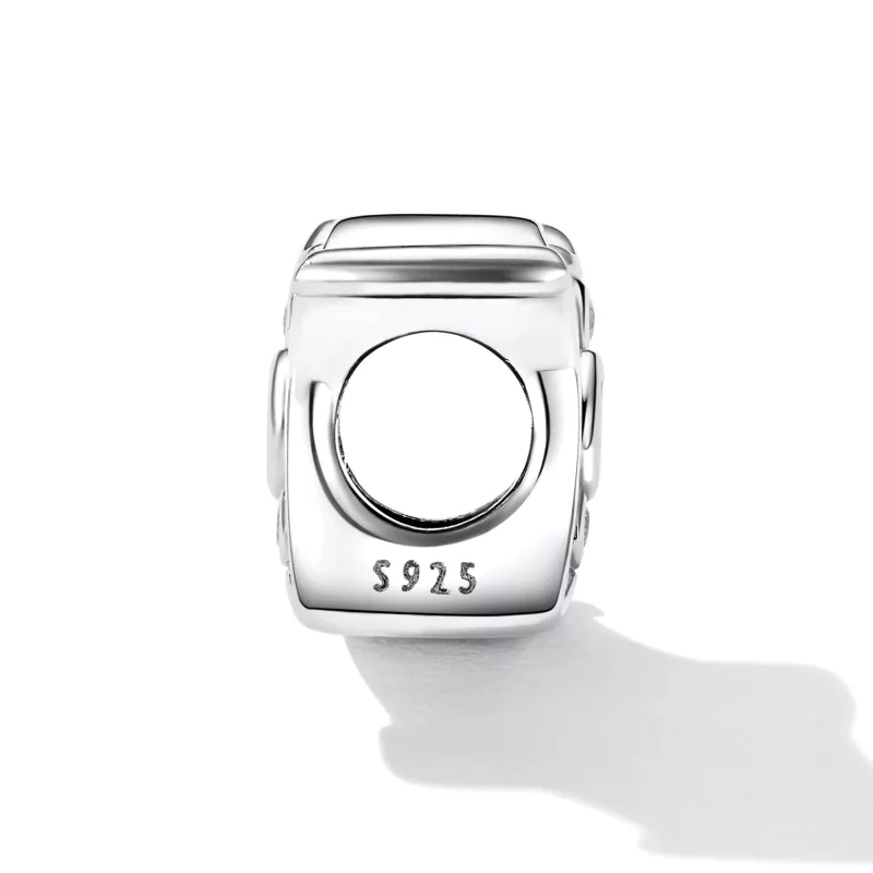 (imagen para) Charm de separador de circonio púrpura estilo Pandora - SCC2294 - Ver 3
