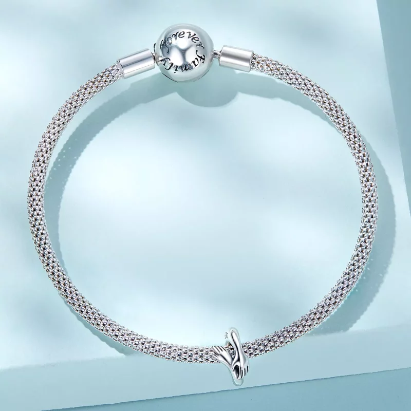 (imagen para) Charm de separador estilo Pandora Embrace - SCC2363 - Ver 4