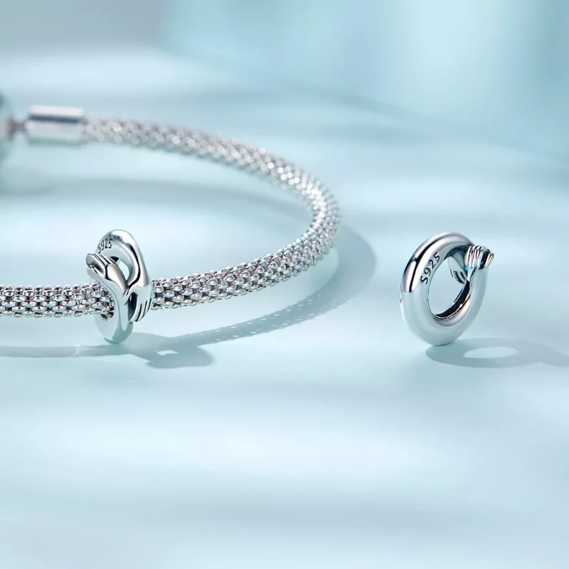 (imagen para) Charm de separador estilo Pandora Embrace - SCC2363 - Ver 5