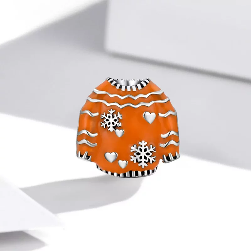 (imagen para) Charm de Suéter Cálido al Estilo Pandora - SCC1998 - Ver 2