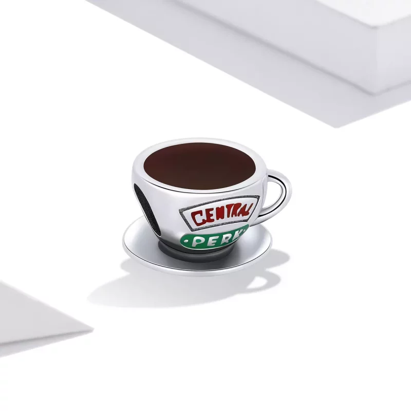 (imagen para) Charm de taza de café estilo Pandora - SCC2164 - Ver 2