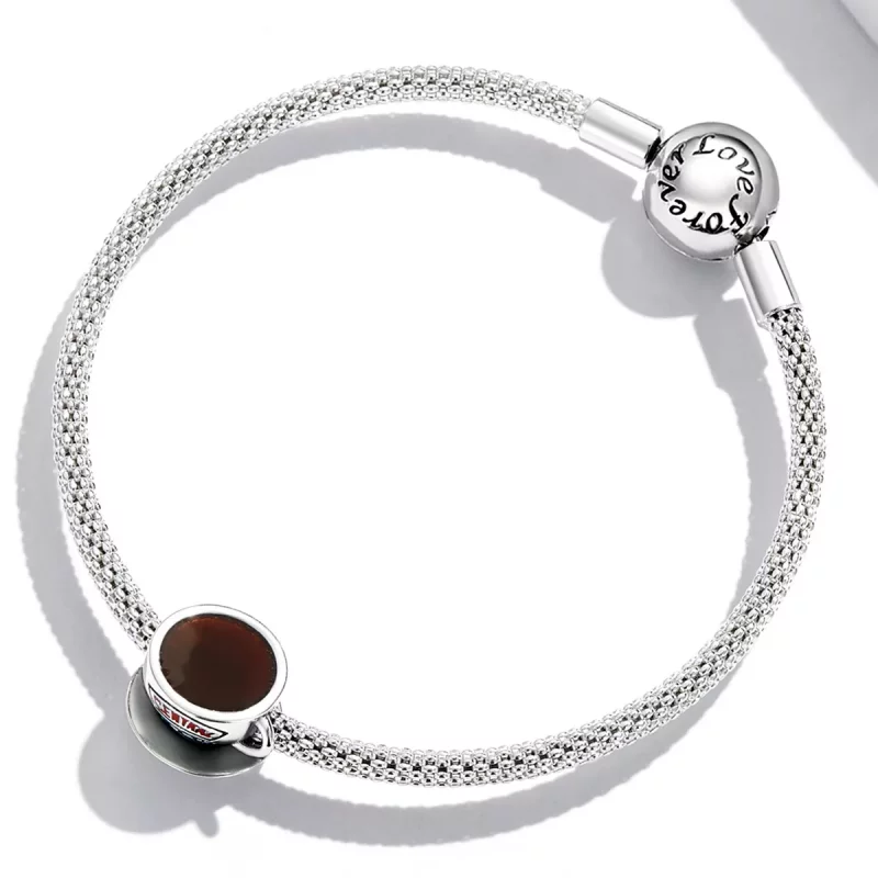 (imagen para) Charm de taza de café estilo Pandora - SCC2164 - Ver 4