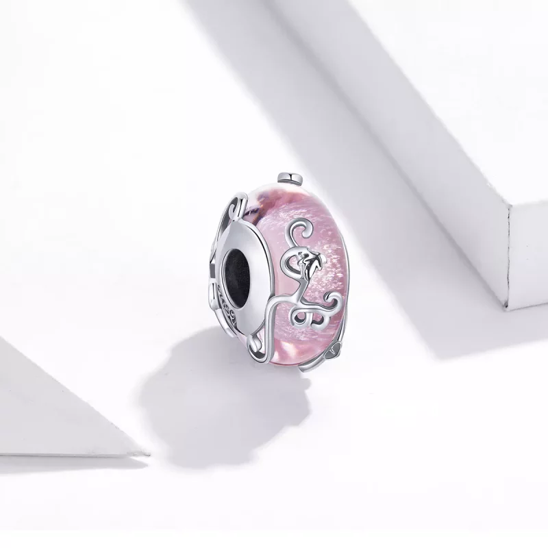 (imagen para) Charm de vidrio brillante estilo Pandora - BSC409 - Ver 2