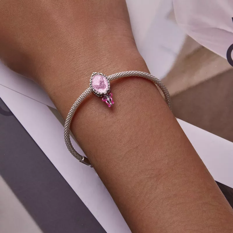 (imagen para) Charm espejo estilo princesa al estilo de Pandora - SCC2205 - Ver 6