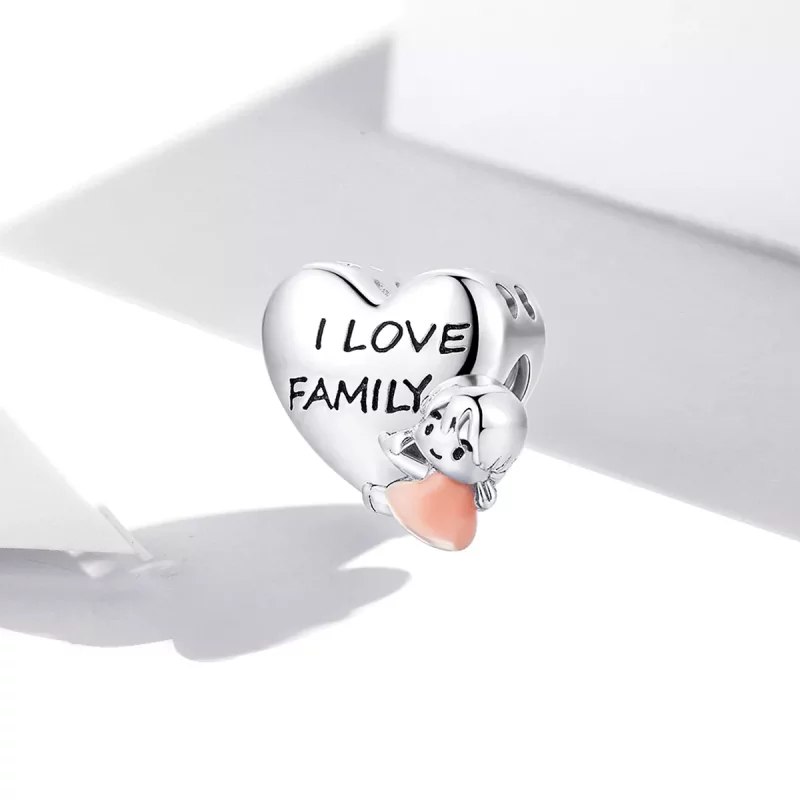 (imagen para) Charm estilo Pandora "Amo mi hogar" - BSC478 - Ver 2