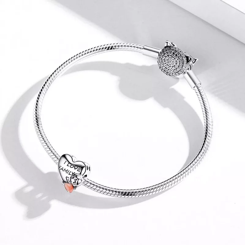 (imagen para) Charm estilo Pandora "Amo mi hogar" - BSC478 - Ver 3