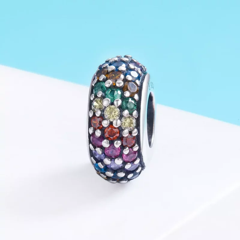 (imagen para) Charm estilo Pandora arcoíris - SCC583 - Ver 3