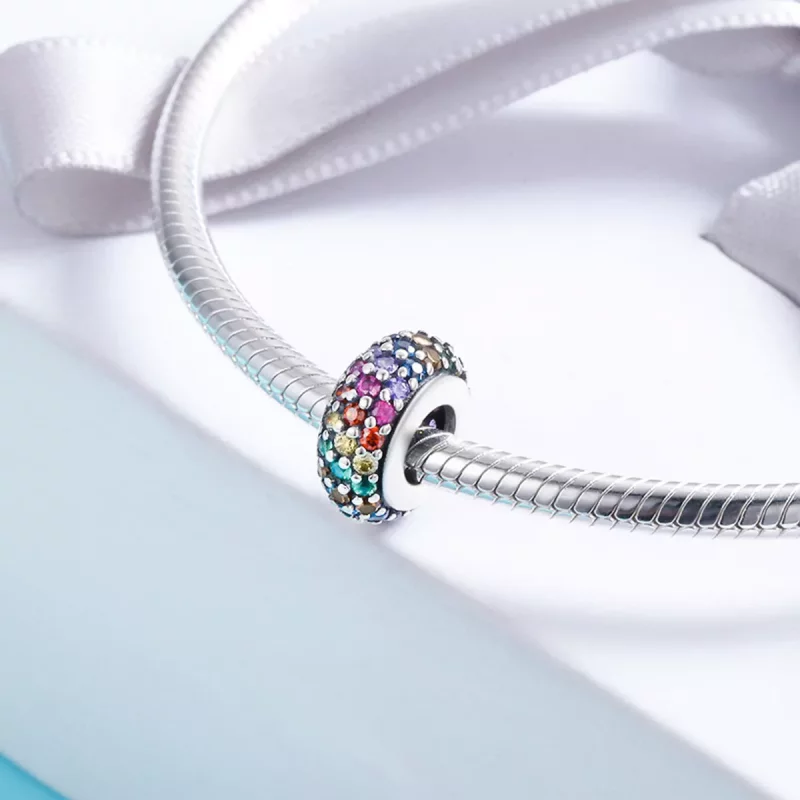 (imagen para) Charm estilo Pandora arcoíris - SCC583 - Ver 4