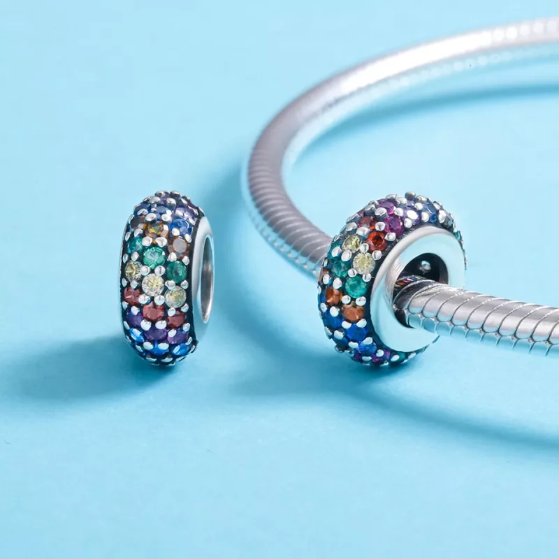 (imagen para) Charm estilo Pandora arcoíris - SCC583 - Ver 5