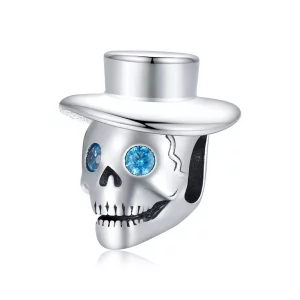 (imagen para) Charm estilo Pandora con calavera de caballero - BSC525
