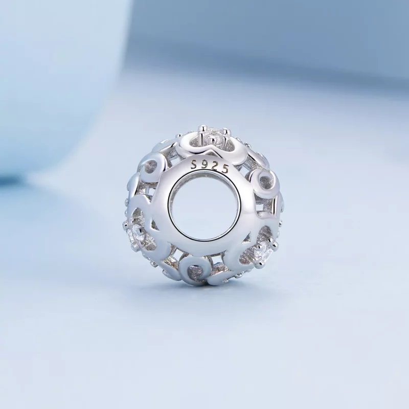 (imagen para) Charm estilo Pandora con corazón infinito - BSC664 - Ver 3