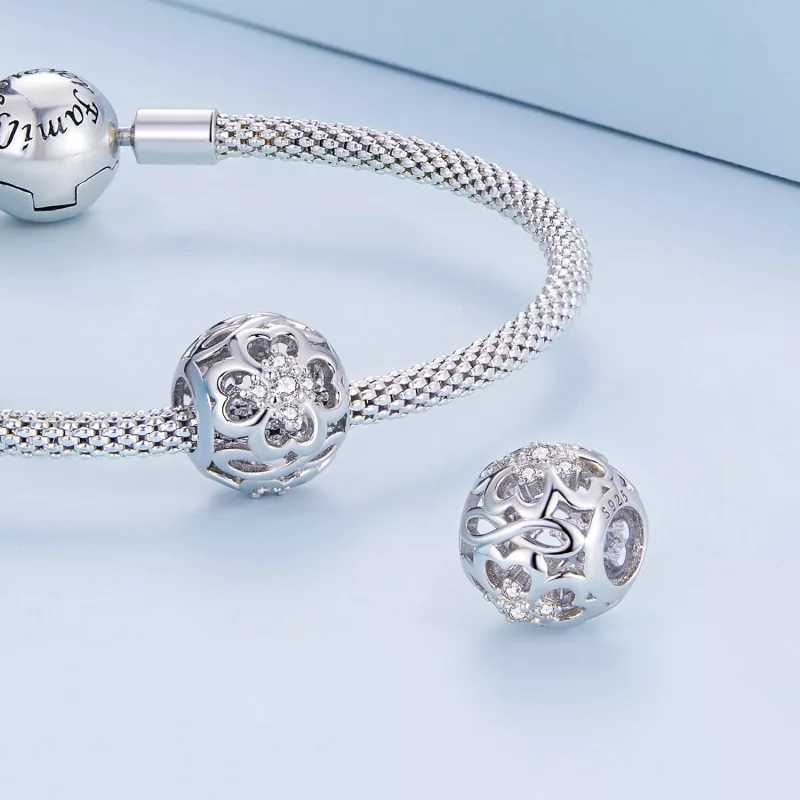 (imagen para) Charm estilo Pandora con corazón infinito - BSC664 - Ver 5