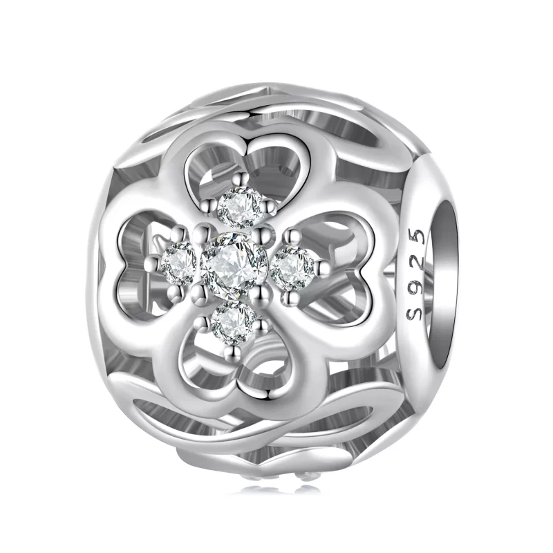 (imagen para) Charm estilo Pandora con corazón infinito - BSC664