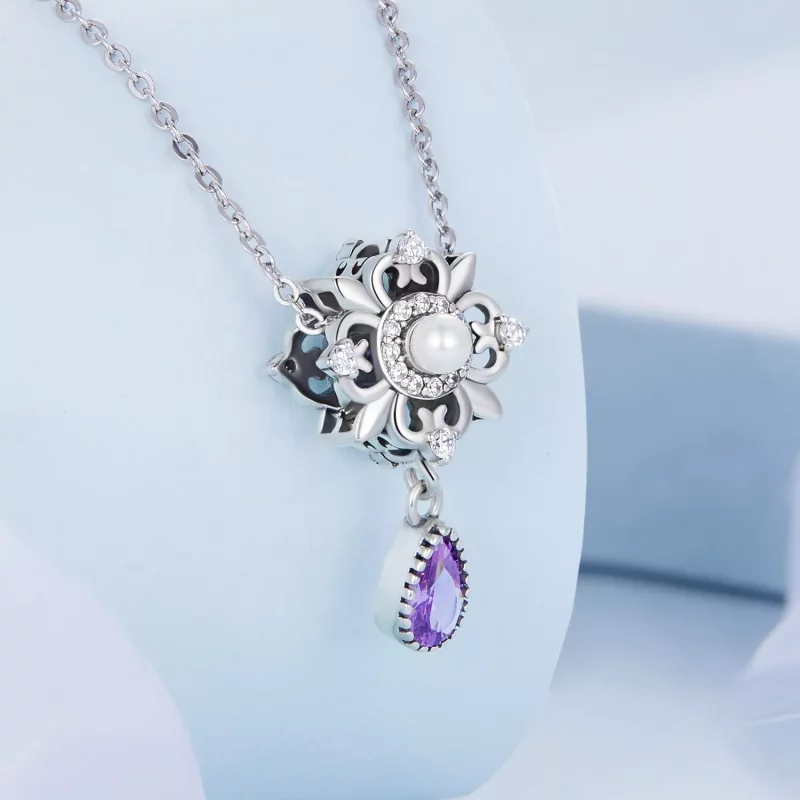 (imagen para) Charm estilo Pandora con diseño de Iris - BSC674 - Ver 2