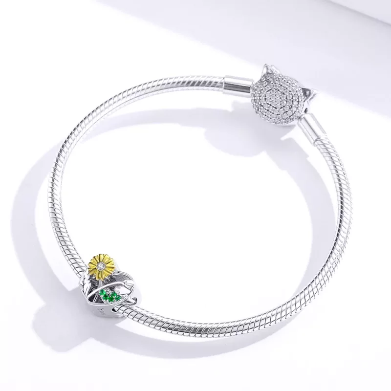 (imagen para) Charm estilo Pandora con diseño de Margarita - BSC284 - Ver 3