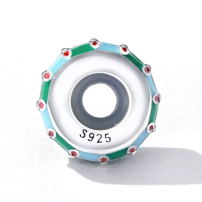 (imagen para) Charm estilo Pandora con espaciador de loto - SCC2258 - Ver 3