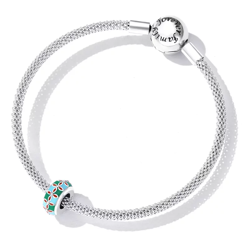 (imagen para) Charm estilo Pandora con espaciador de loto - SCC2258 - Ver 5